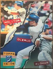 Top 3 Trios Molitor, Alomar, Olerud #110 Baseball Cards 1994 Stadium Club Prices