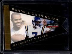 Randall Cunningham [Gold Foil] #53 Football Cards 1998 Playoff Contenders Pennants Prices