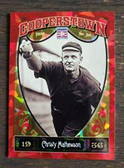 Christy Mathewson [Red Crystal] #4 Baseball Cards 2013 Panini Cooperstown Prices