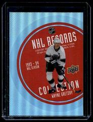 Wayne Gretzky [Platinum] #RB-20 Hockey Cards 2021 Upper Deck Record Collections Prices