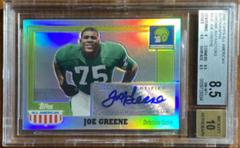 Joe Greene [Chrome Refractor] #A-JG Football Cards 2005 Topps All American Autograph Prices