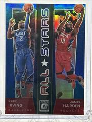James Harden, Kyrie Irving [Blue] Basketball Cards 2021 Panini Donruss Optic All Stars Prices