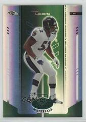 Ray Lewis [Mirror Emerald] Football Cards 2004 Leaf Certified Materials Prices