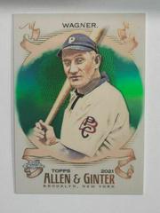 Honus Wagner [Green Refractor] Baseball Cards 2021 Topps Allen & Ginter Chrome Prices