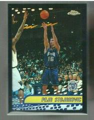 Peja Stojakovic [Black Refractor] #79 Basketball Cards 2001 Topps Chrome Prices