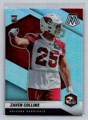 Zaven Collins [Silver] #363-V Football Cards 2021 Panini Mosaic Rookie Variations Prices