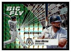 Jose Abreu [Green Fluorescent] #BF2 Baseball Cards 2021 Panini Mosaic Big Fly Prices