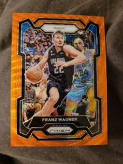 Franz Wagner [Orange Wave] #1 Basketball Cards 2023 Panini Prizm Prices