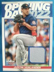 Justin Verlander [OPENING DAY RELIC CARD] #ODR-JVE Baseball Cards 2022 Topps Opening Day Prices