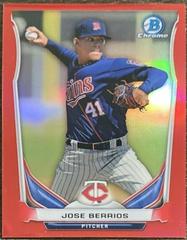 Jose Berrios [Orange Refractor] Baseball Cards 2014 Bowman Chrome Mini Prices