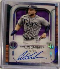Austin Meadows [Purple] #TA-AM Baseball Cards 2022 Topps Tribute Autographs Prices