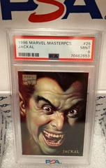 Jackal Marvel 1996 Masterpieces Prices