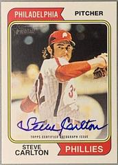 Steve Carlton Baseball Cards 2023 Topps Heritage Real One Autographs Prices