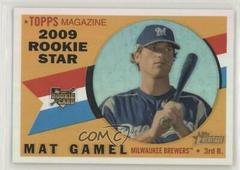 Mat Gamel [Refractor] #C21 Baseball Cards 2009 Topps Heritage Chrome Prices