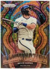Bryce Harper [Bronze Donut Circles Prizm] #IL-15 Baseball Cards 2022 Panini Prizm Illumination Prices
