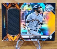 Brandon Belt [Orange] Baseball Cards 2022 Topps Chrome Authentics Relics Prices