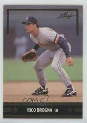 Rico Brogna Baseball Cards 1991 Leaf Gold Rookies Prices