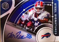 Andre Reed [Cobalt] #SS-ANR Football Cards 2022 Panini Elements Steel Signatures Prices