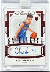 Chet Holmgren [Ruby] #45 Basketball Cards 2022 Panini Flawless Excellence Signature Prices