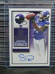 Stefon Diggs [Catching Autograph] Football Cards 2015 Panini Contenders Prices