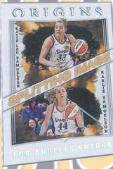 Karlie Samuelson, Katie Lou Samuelson #13 Basketball Cards 2023 Panini Origins WNBA Splitting Image Prices