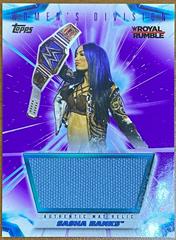 Sasha Banks [Purple] Wrestling Cards 2021 Topps WWE Women’s Division Mat Relics Prices