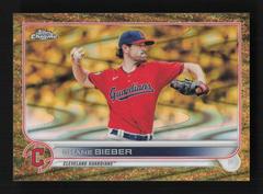 Shane Bieber [RayWave Gold] Baseball Cards 2022 Topps Gilded Collection Prices