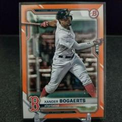Xander Bogaerts [Orange] #34 Baseball Cards 2021 Bowman Prices