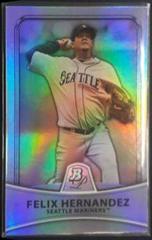 Felix Hernandez #98 Baseball Cards 2010 Bowman Platinum Prices