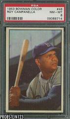 Roy Campanella #46 Baseball Cards 1953 Bowman Color Prices