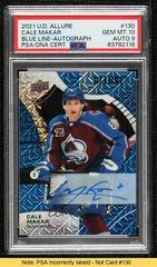Cale Makar [Blue Line Autograph] Hockey Cards 2021 Upper Deck Allure Prices