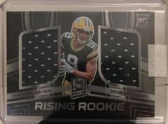 Christian Watson #RRM-CWA Football Cards 2022 Panini Spectra Rising Rookie Materials Prices