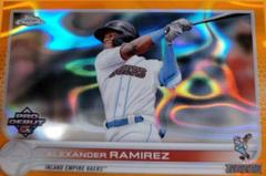 Alexander Ramirez [Orange Lava Refractor] #PDC-106 Baseball Cards 2022 Topps Pro Debut Chrome Prices