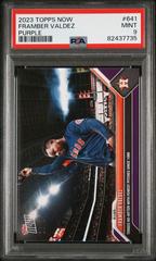 Framber Valdez [Purple] #641 Baseball Cards 2023 Topps Now Prices