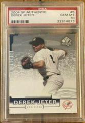 Derek Jeter #5 Baseball Cards 2004 SP Authentic Prices