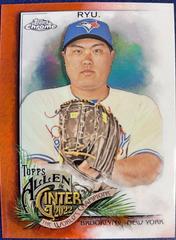 Hyun Jin Ryu [Orange] Baseball Cards 2022 Topps Allen & Ginter Chrome Prices