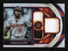Cedric Mullins [Purple] #TR-CM Baseball Cards 2023 Topps Tribute Triple Relics Prices