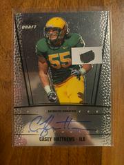 Casey Matthews #RCCM1 Football Cards 2011 Leaf Metal Draft Autograph Prices