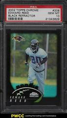 Ed Reed [Black Refractor] #208 Football Cards 2002 Topps Chrome Prices