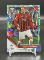 Theo Hernandez [Aqua Lava Refractor] #2 Soccer Cards 2021 Topps Chrome UEFA Champions League Prices
