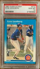 Ryne Sandberg #572 Baseball Cards 1987 Fleer Glossy Prices