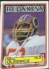 Neal Olkewicz Football Cards 1983 Topps Prices