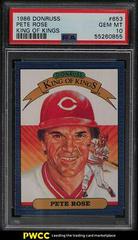 Pete Rose [King of Kings] #653 Baseball Cards 1986 Donruss Prices