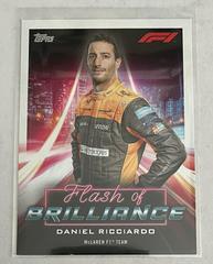 Daniel Ricciardo [] #FOB-DR Racing Cards 2022 Topps Formula 1 Flash of Brilliance Prices