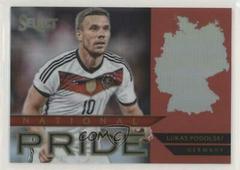Lukas Podolski [Red Prizm] #20 Soccer Cards 2015 Panini Select National Pride Prices