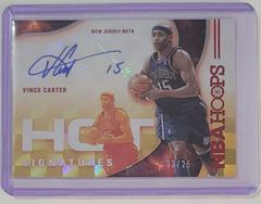 Vince Carter [Red] #HS-VCT Basketball Cards 2021 Panini Hoops Hot Signatures Prices