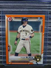 Tyler Black [Orange] #BD-200 Baseball Cards 2021 Bowman Draft Prices