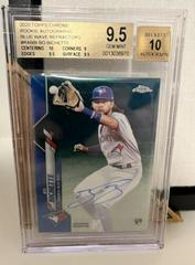 Bo Bichette [Blue Wave Refractor] #RA-BBI Baseball Cards 2020 Topps Chrome Rookie Autographs Prices