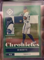 Bo Bichette [Green] #33 Baseball Cards 2022 Panini Chronicles Prices