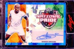 Didier Drogba [Blue Crystal] Soccer Cards 2022 Leaf Metal National Pride Autographs Prices